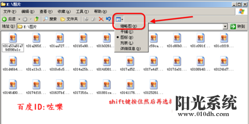 xp系统缩略图显示文件不显示文件名的解决方法