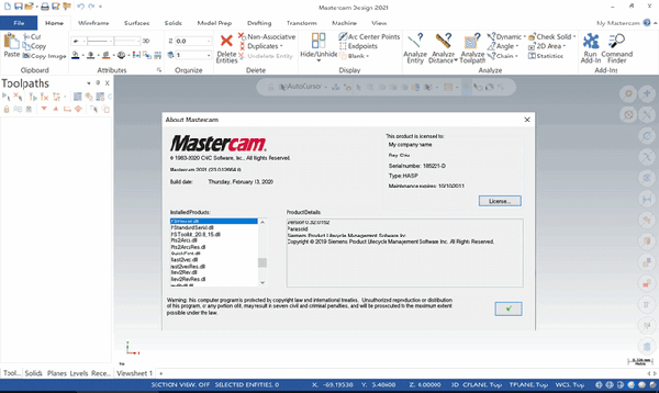 mastercam2021(附补丁)