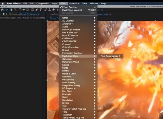 Fixel EdgeHancer(AE视频锐化插件)