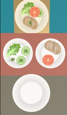 摆盘子