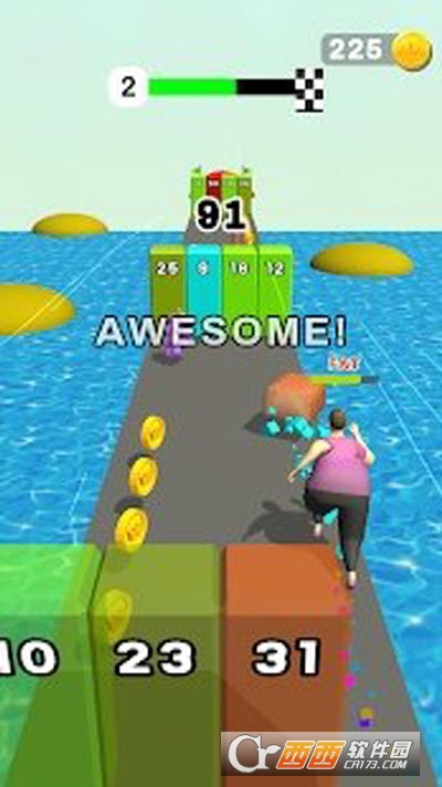 胖子推箱子游戏