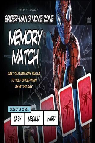蜘蛛侠记忆游戏