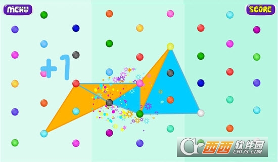 三角形线点Triangle Line Dot