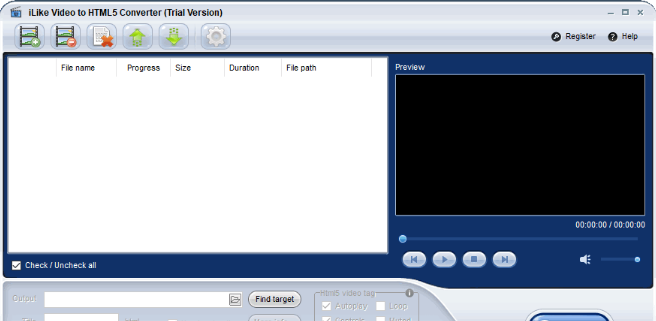 iLike Video to HTML5 Converter