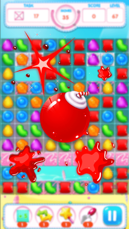 糖果发烧交换粉碎