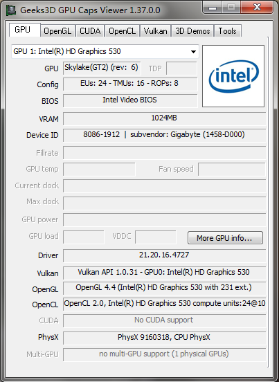 GPU Caps Viewer官方下载