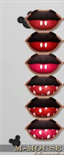 模拟人生4可爱米老鼠口红MOD