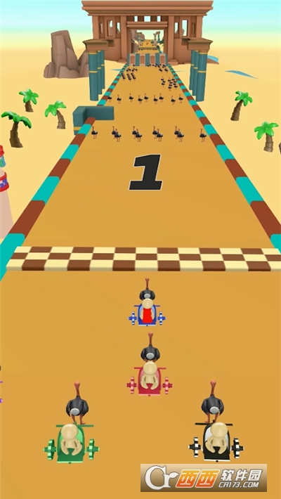 鸵鸟比赛3D游戏