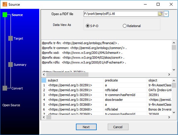 RdfToSqlite(数据转换软件)