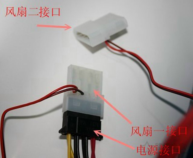 机箱风扇电源怎么接线 机箱风扇电源线接法图解教程(4)