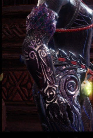 怪物猎人世界冰原更帅气的恶魔手臂纹理MOD