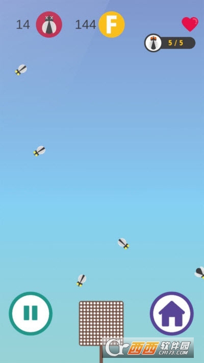 粉碎苍蝇入侵游戏