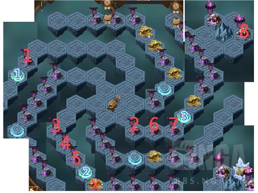 剑与远征破碎之墟怎么过 光四宝破碎之墟绿门走法路线