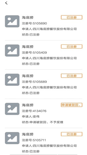 华瞬快查查商标