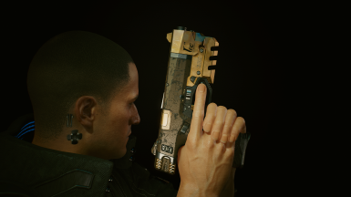 赛博朋克2077列克星敦手枪外观美化MOD