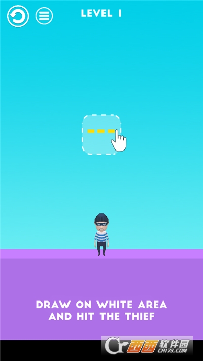 闯关踢强盗游戏(Draw & Hit)