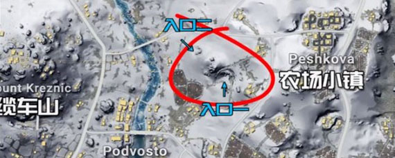 吃鸡雪地地图的山洞在哪里 手机版吃鸡雪地神秘山洞在哪