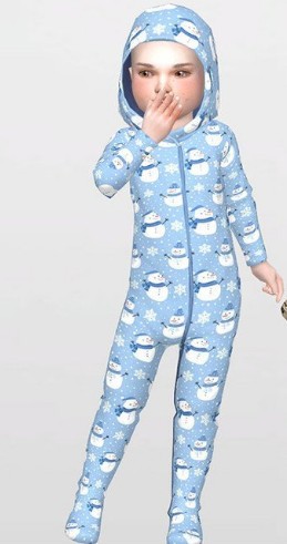 模拟人生4圣诞幼儿连身裤MOD