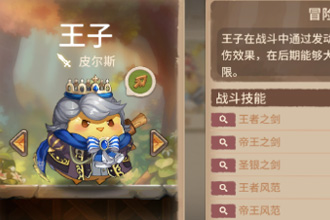 咔叽探险队王子皮尔斯怎么样 王子皮尔斯详细解读