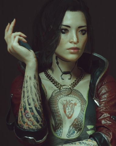 赛博朋克2077盘蛇心脏纹身MOD