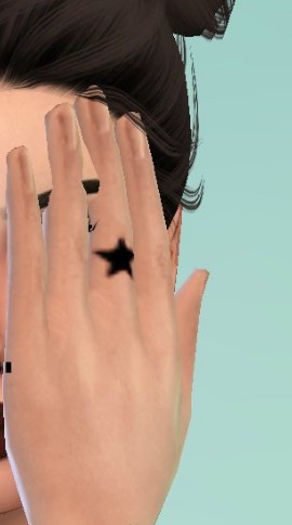 模拟人生4手指星星纹身MOD