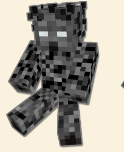 我的世界煤炭人皮肤MOD