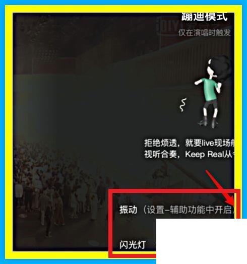 爱奇艺如何开启蹦迪模式