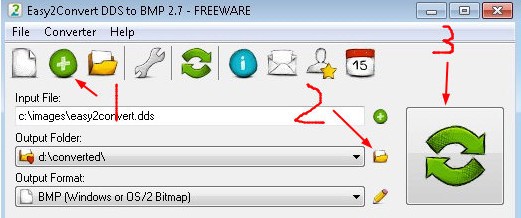 Easy2Convert DDS to BMP(图片格式转换工具)