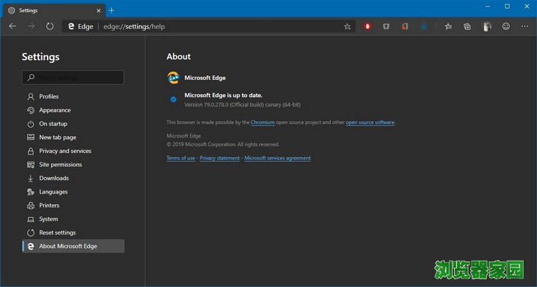 微软第一个版基于Chromium 79的Edge浏览器正式发布[图]