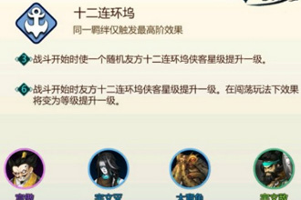 剑网3指尖对弈十二连环坞羁绊怎么玩 十二连环坞羁绊搭配玩法全攻略