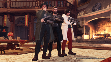 怪物猎人世界冰原死或生艾勒特服装MOD