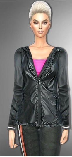 模拟人生4皮质夹克运动上衣MOD