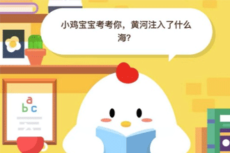 小鸡宝宝考考你，黄河注入了什么海？