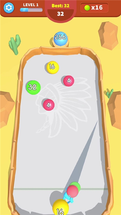 2048彩色3D游戏