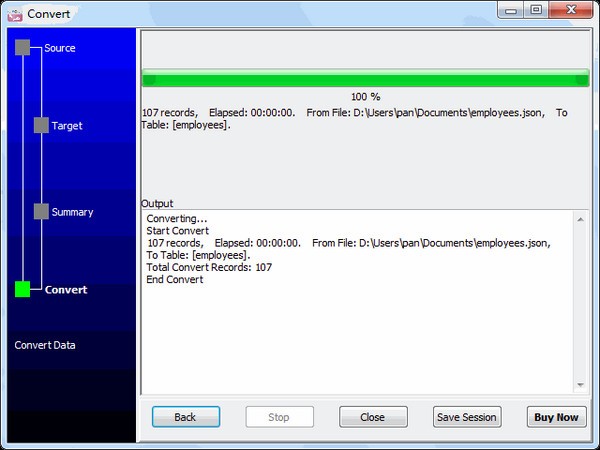 JsonToPostgres(数据转换软件)