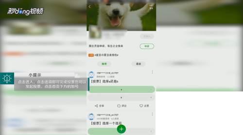 爱奇艺如何投票