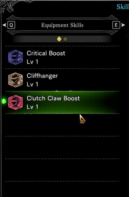 怪物猎人世界冰原吊坠添加爪钩悬挂技能MOD