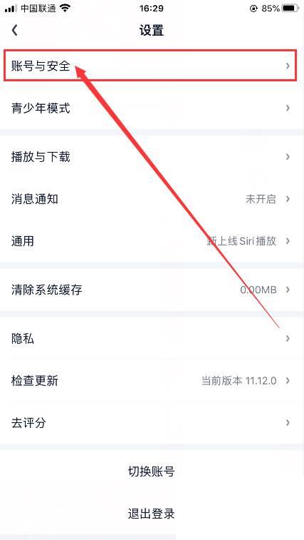 爱奇艺怎么查看账号登录记录