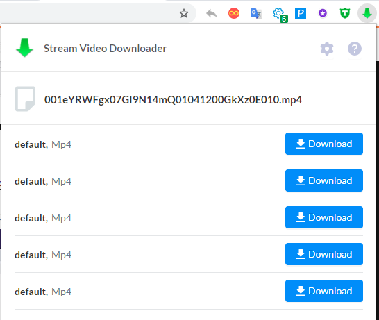 Stream Video Downloader Chrome插件
