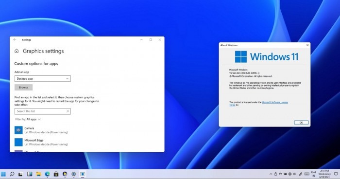 Win11包括对WDDM 3.0显示驱动模型的支持