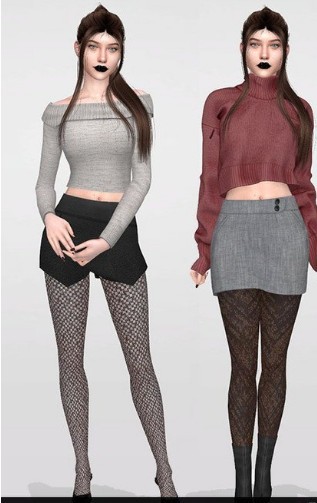 模拟人生4秋季连裤袜MOD