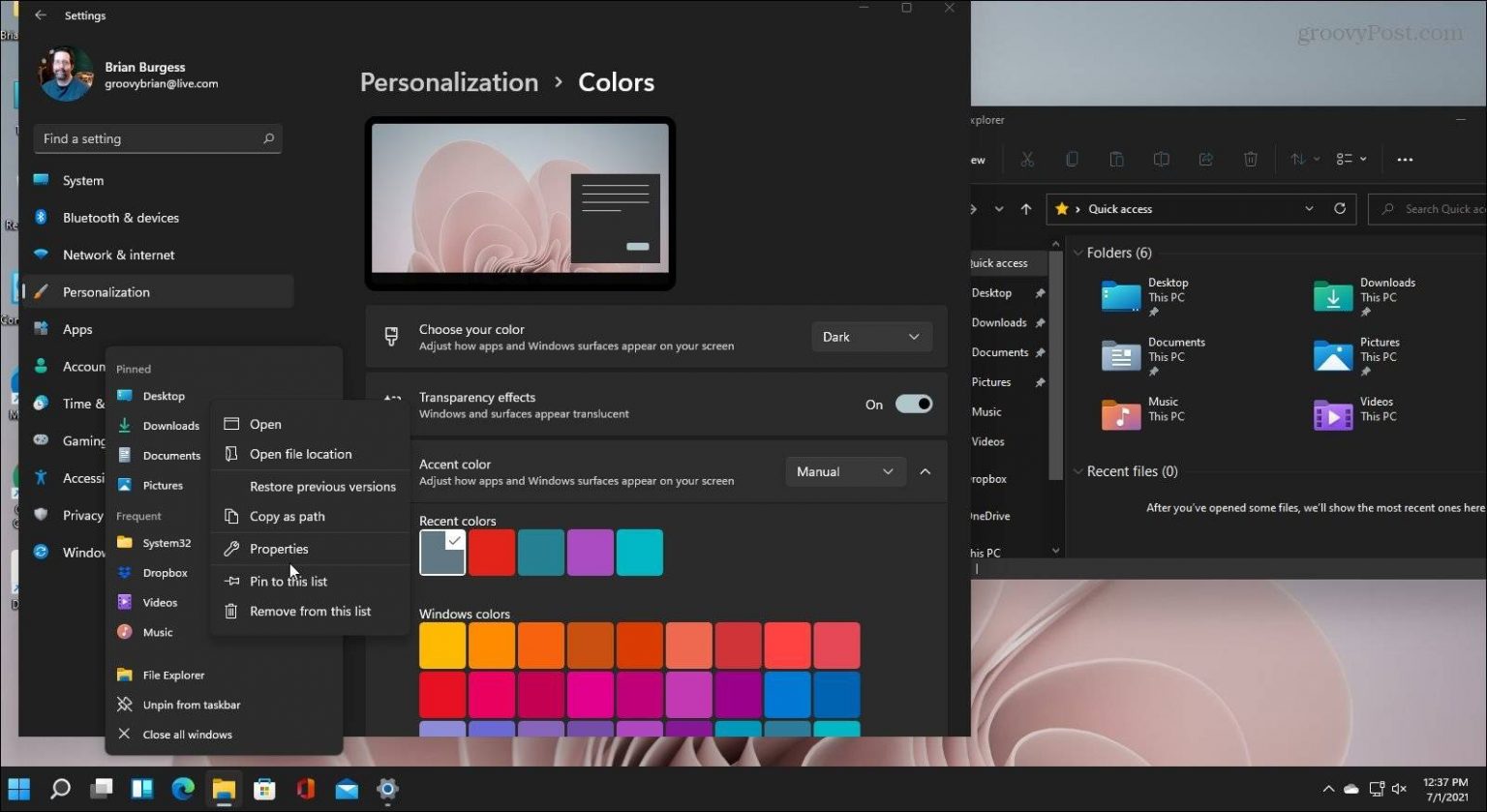 Win11系统如何设置黑暗模式？