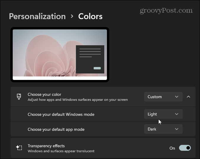 Win11系统如何设置黑暗模式？