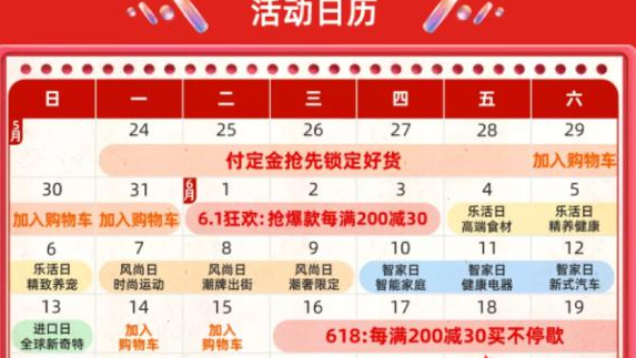 2021淘宝618开门红和狂欢日有什么区别?淘宝618活动满减规则?
