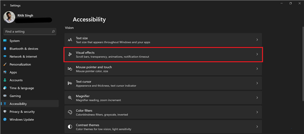 Window11如何禁用透明任务栏?Win11停用透明度效果教程
