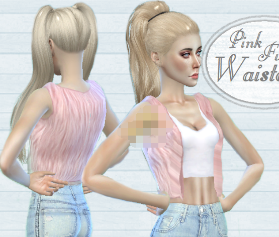 模拟人生4女性流苏外套衬衫MOD