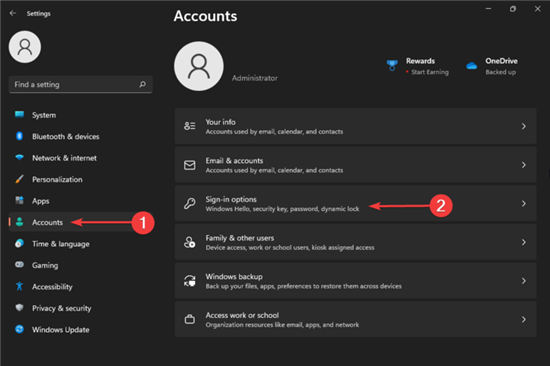 如何在Windows 11中更改密码和用户名?