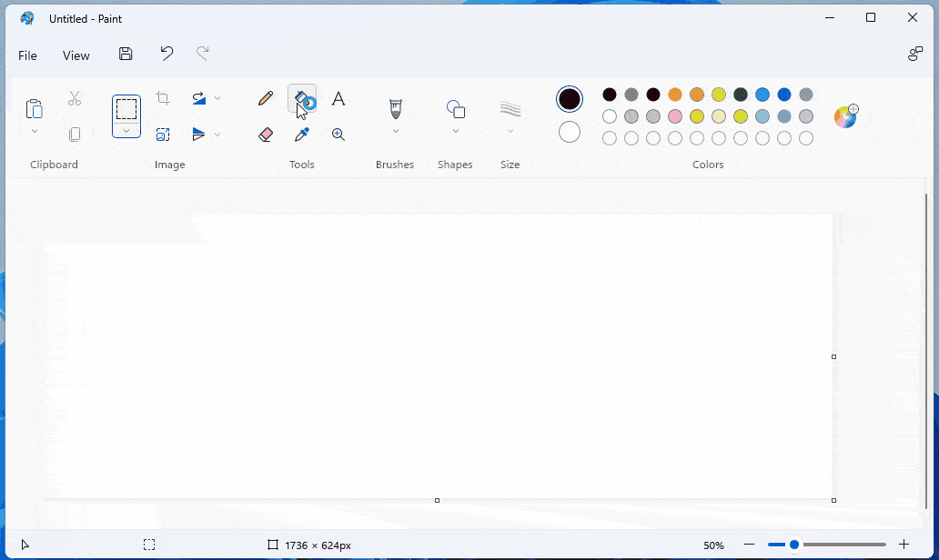 微软 Win11正式版 推出全新“画图”应用