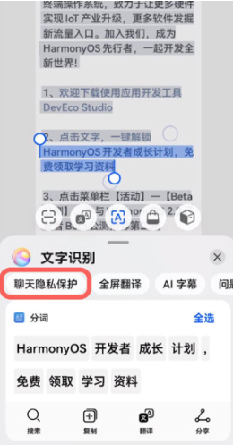 华为聊天隐私保护怎么用?鸿蒙系统微信聊天隐私保护设置步骤