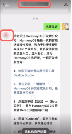 华为聊天隐私保护怎么用?鸿蒙系统微信聊天隐私保护设置步骤